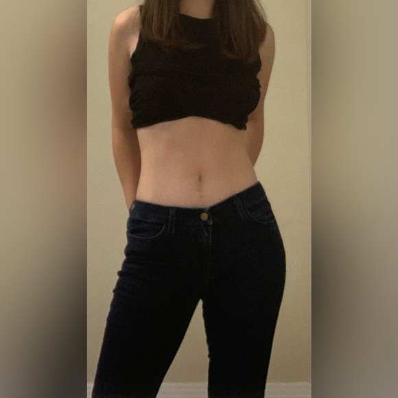 MIH Jeans Dark Skinny Low Waist Jeans - Picture 3 of 4